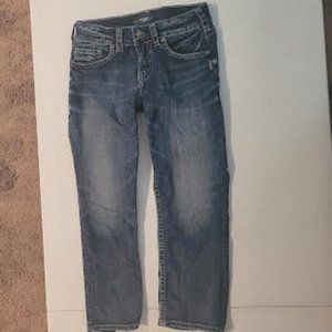 Silver Jean Co Suki Capri Jeans - W28, L22.5"